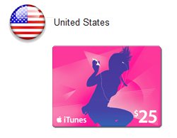 画像2: iTunesカード　USアメリカ版 $25